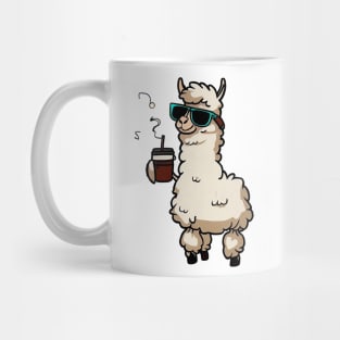 llamas and coffee : happy llamaween Mug